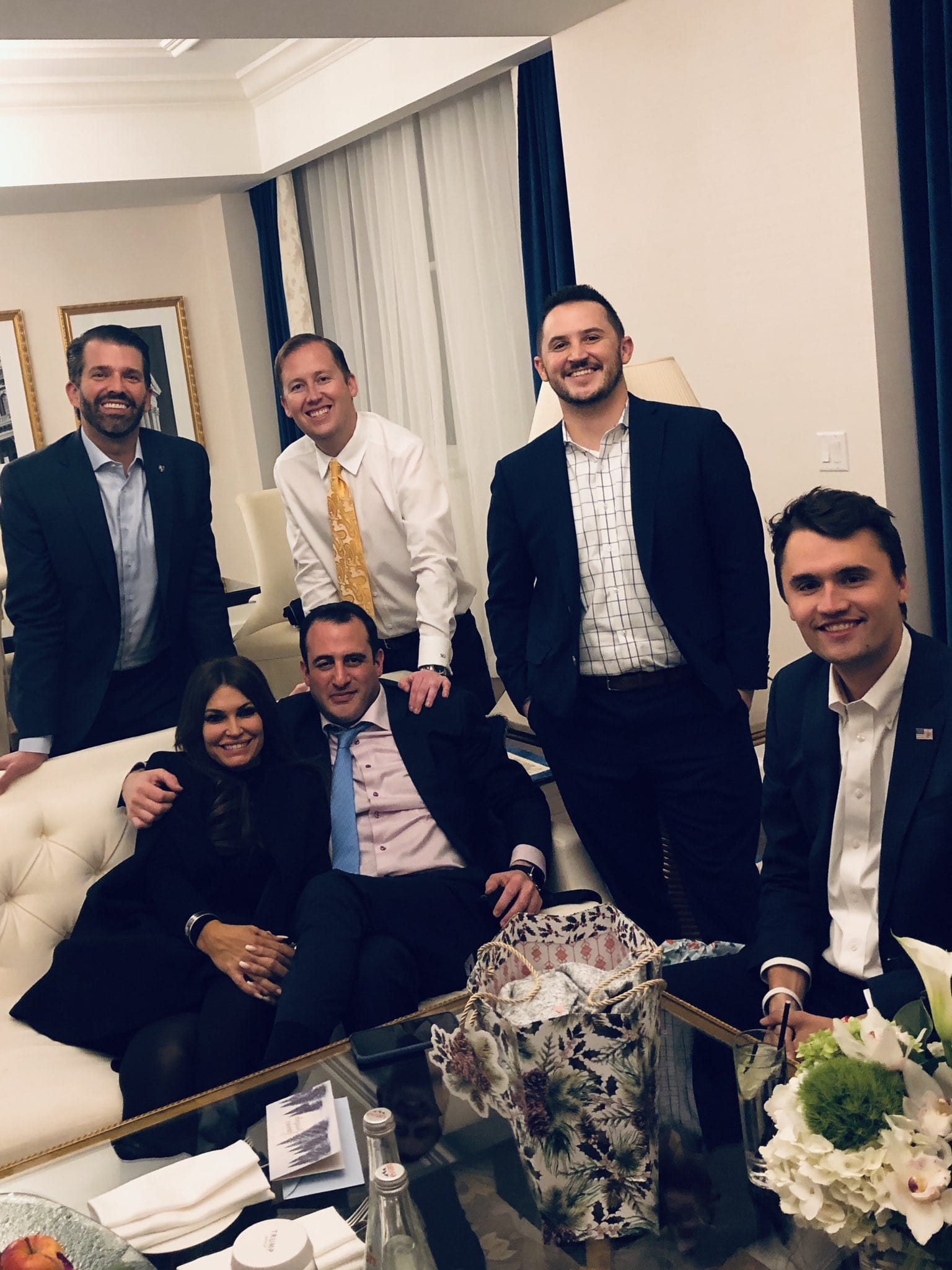 Sergio Gor with Donald Trump Jr, Charlie Kirk and others | X/@SergioGor