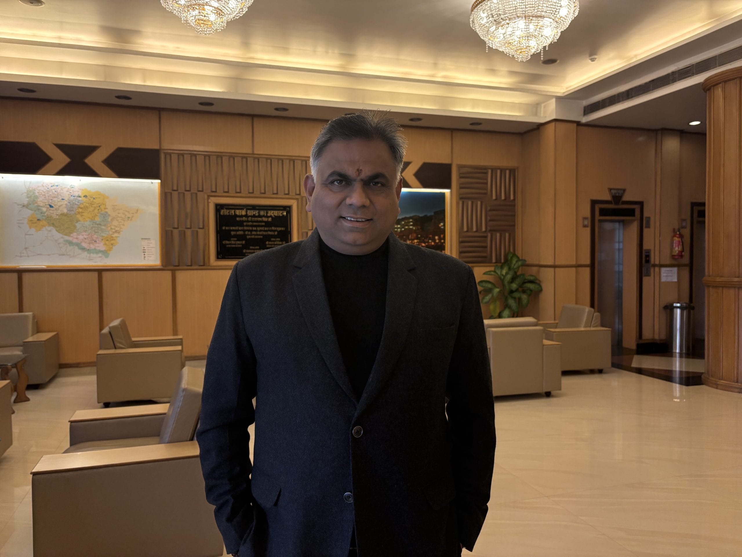 Nitin Gautam, president of the Ganga Sabha | Sakshi Mehra, ThePrint