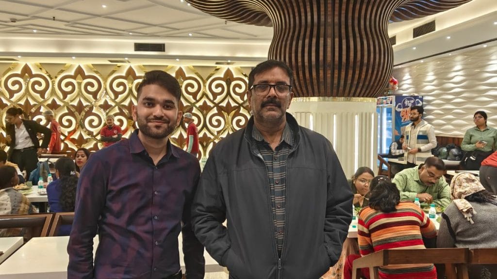 Subham Saha with his father Sanjib Shaa, who took over the restaurant from his father. Tina Das | ThePrint
