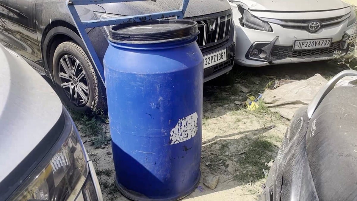 Drum recovered by Lucknow Police | ANI