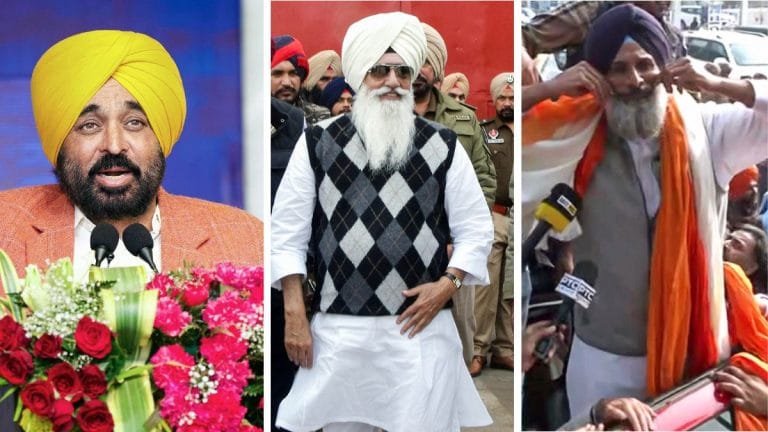 In Punjab, a poetic slugfest as CM Mann appears to take swipe at dera chief’s meet with Majithia