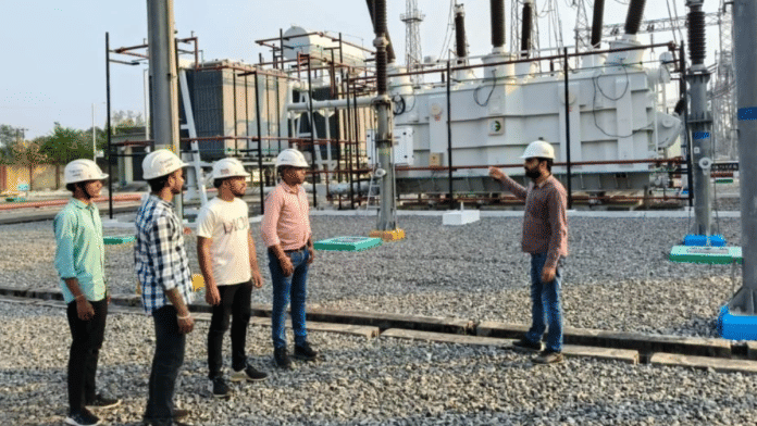 PMIS interns get first hand experience of power grid operations at a site | Credit: https://pminternship.mca.gov.in