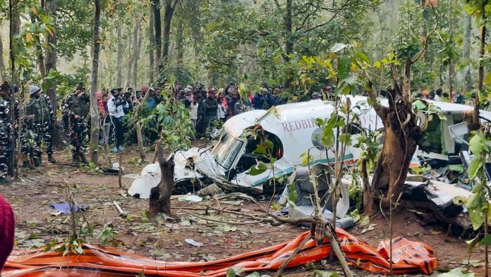 All seven persons on board were killed after the aircraft went down shortly after taking off from Ranchi for Delhi, according to officials | PTI