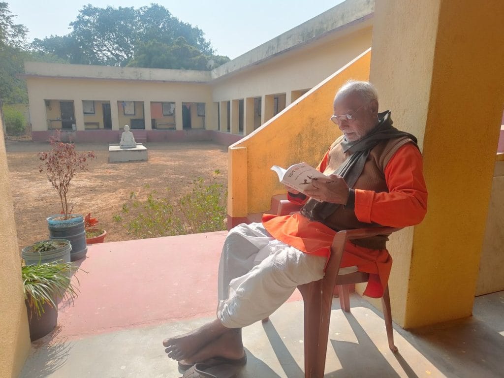 During Lalu’s era, the Bhumihar community was the only one that did not bow down,’ said Pinesh Kumar Singh at the Sahajanand Saraswati Ashram | Photo: Krishan Murari | ThePrint
