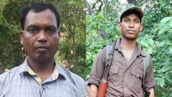 Maoist commanders Sukru (L) and Anwesh (R) | By special arrangement