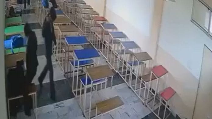 Still from CCTV footage of the incident | By special arrangement