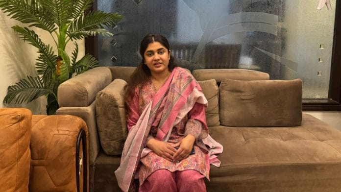 Aishwarya Singh Sengar at her rented accommodation in south Delhi. Samridhi Tewari | ThePrint