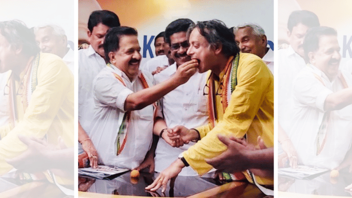 A file photo of Congress leaders Ramesh Chennithala and Shashi Tharoor | X/@ShashiTharoor