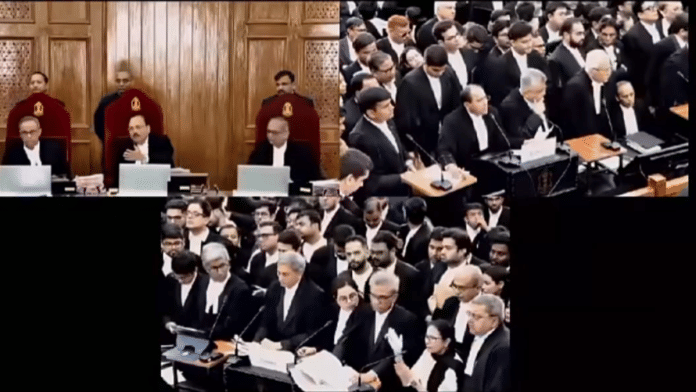 Even though online access is restricted, videos of courtroom hearings like the above in which West Bengal CM Mamata Banerjee attended are regularly circulated on social media.