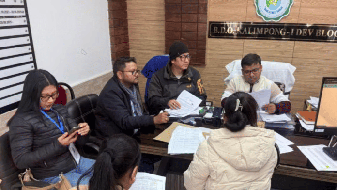 The ongoing SIR exercise in West Bengal's Kalimpong | X/@CEOWestBengal