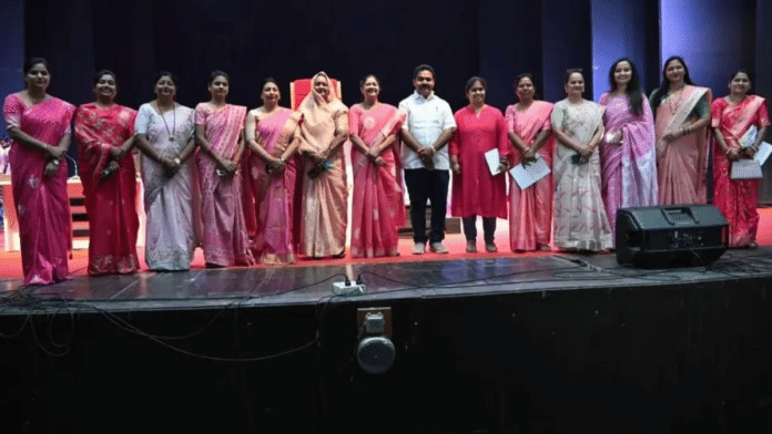 BJP's group leader in the civic body, Balya Borkar, with the heads of various committees that will run the civic body. | Instagram/BJP4Nagpur