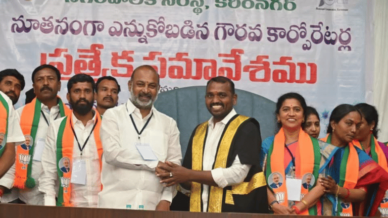 In Telangana’s Karimnagar, BJP clinches first corporation win since state’s birth