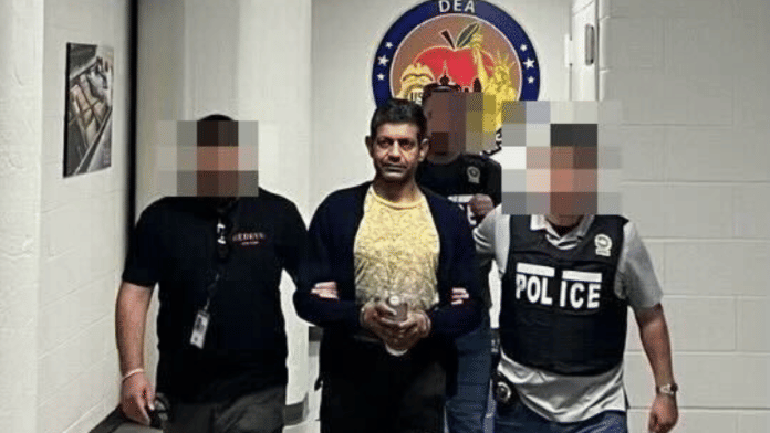 Photo of Nikhil Gupta posted by DEA New York Friday | X/DEA New York