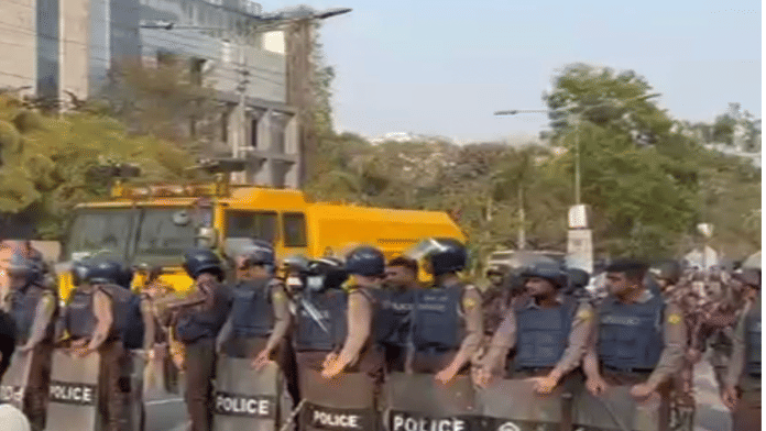 Police deployment in Dhala,Bangladesh | ANI