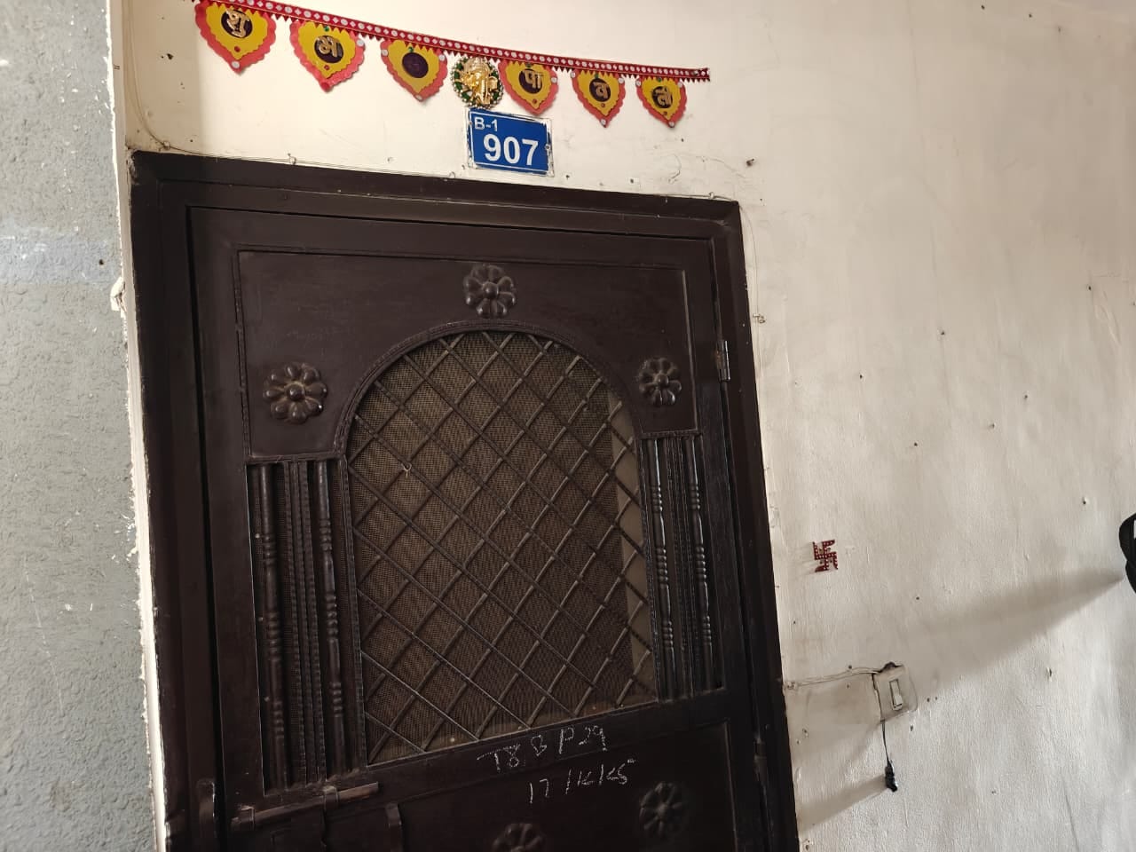 Flat number 907 where the three girls lived with two other children and three adults | Mayank Kumar/ThePrint