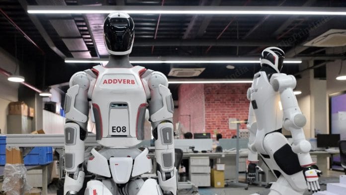 Addverb Technologies' humanoid robot Elixis-W