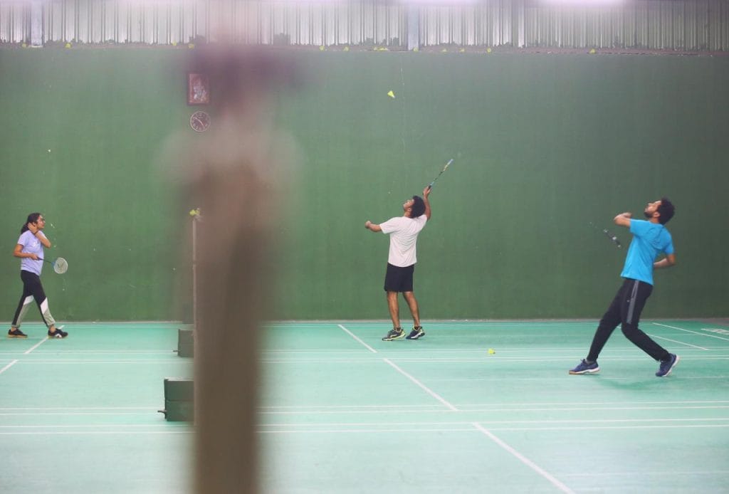 Bengaluru badminton courts 