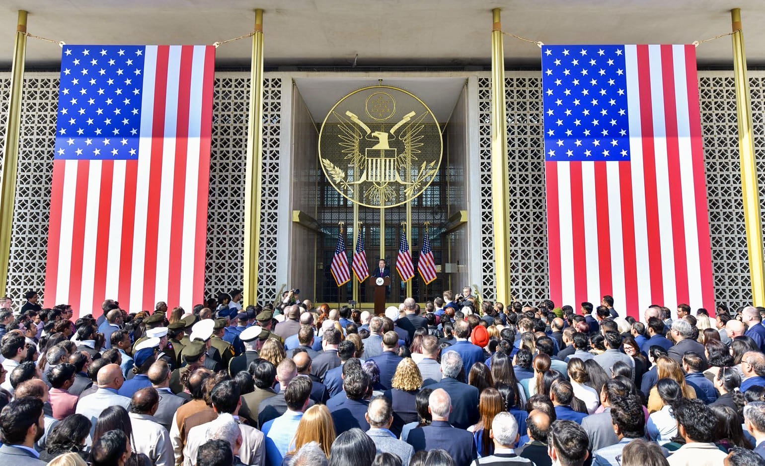 US Ambassador to India Sergio Gor at the American embassy in New Delhi | @USAmbIndia X/ANI