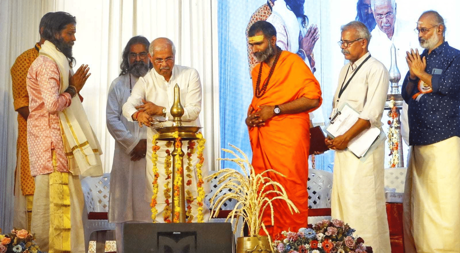 Kerala governor Rajendra Arlekar inaugurating the Kumbh | By special arrangement