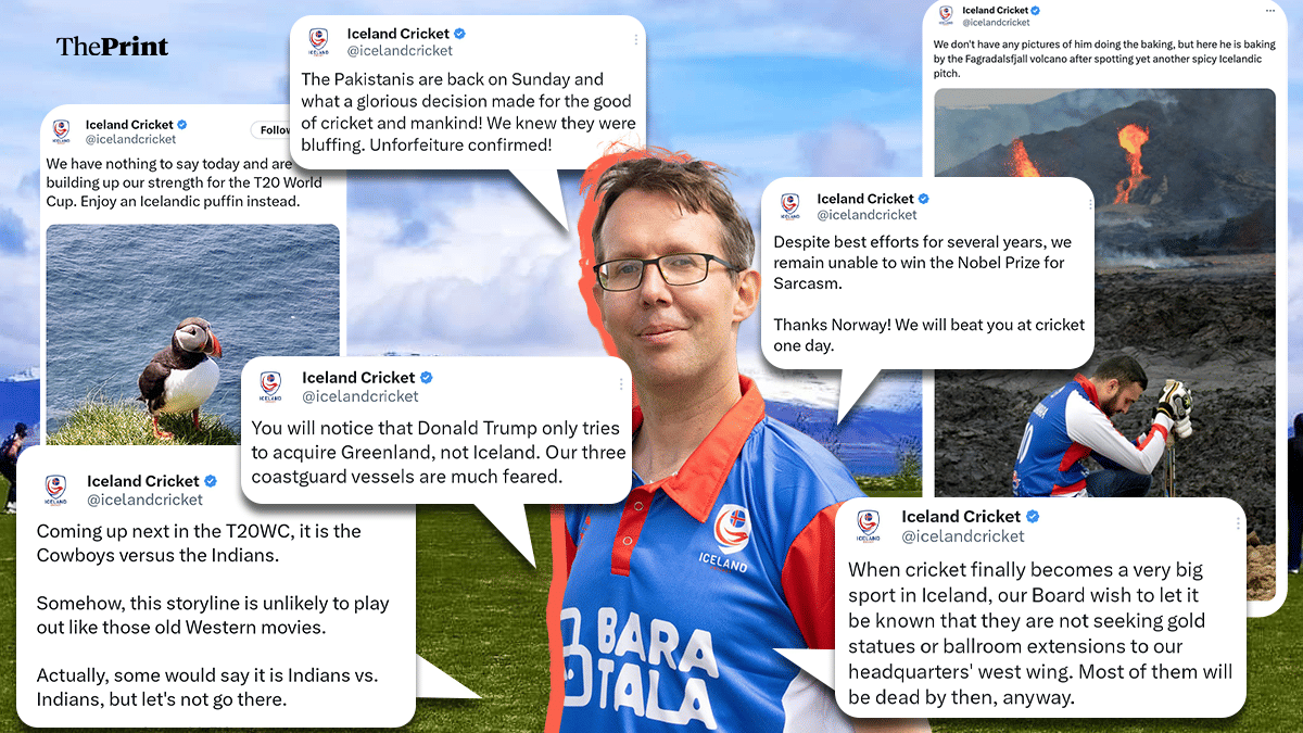 Cheeky digs at Trump, Pakistan & ICC from ‘remote volcanic rock’. Meet man behind Iceland Cricket’s X