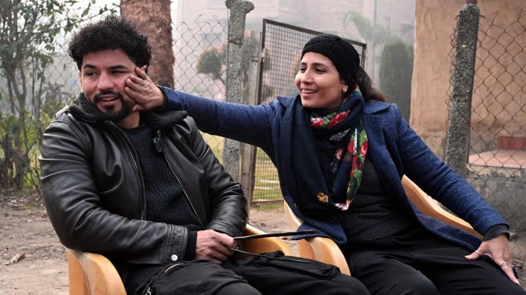 Neeraj Goyat with his sister Parveen Sanghwal who says she enjoys being known as the sister of a world-famous boxer. Suraj Singh Bisht | ThePrint