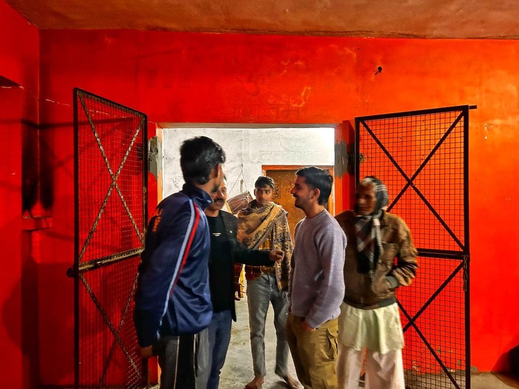 The room at the temple where Bhairav was put on a drip before activists smuggled him out for treatment | Photo: Manisha Mondal ThePrint 