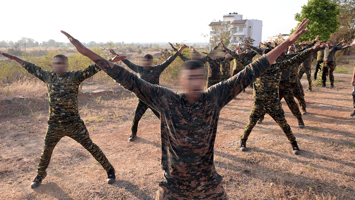 Hawk Force personnel during drill in Balaghat | Suraj Singh Bisht | ThePrint