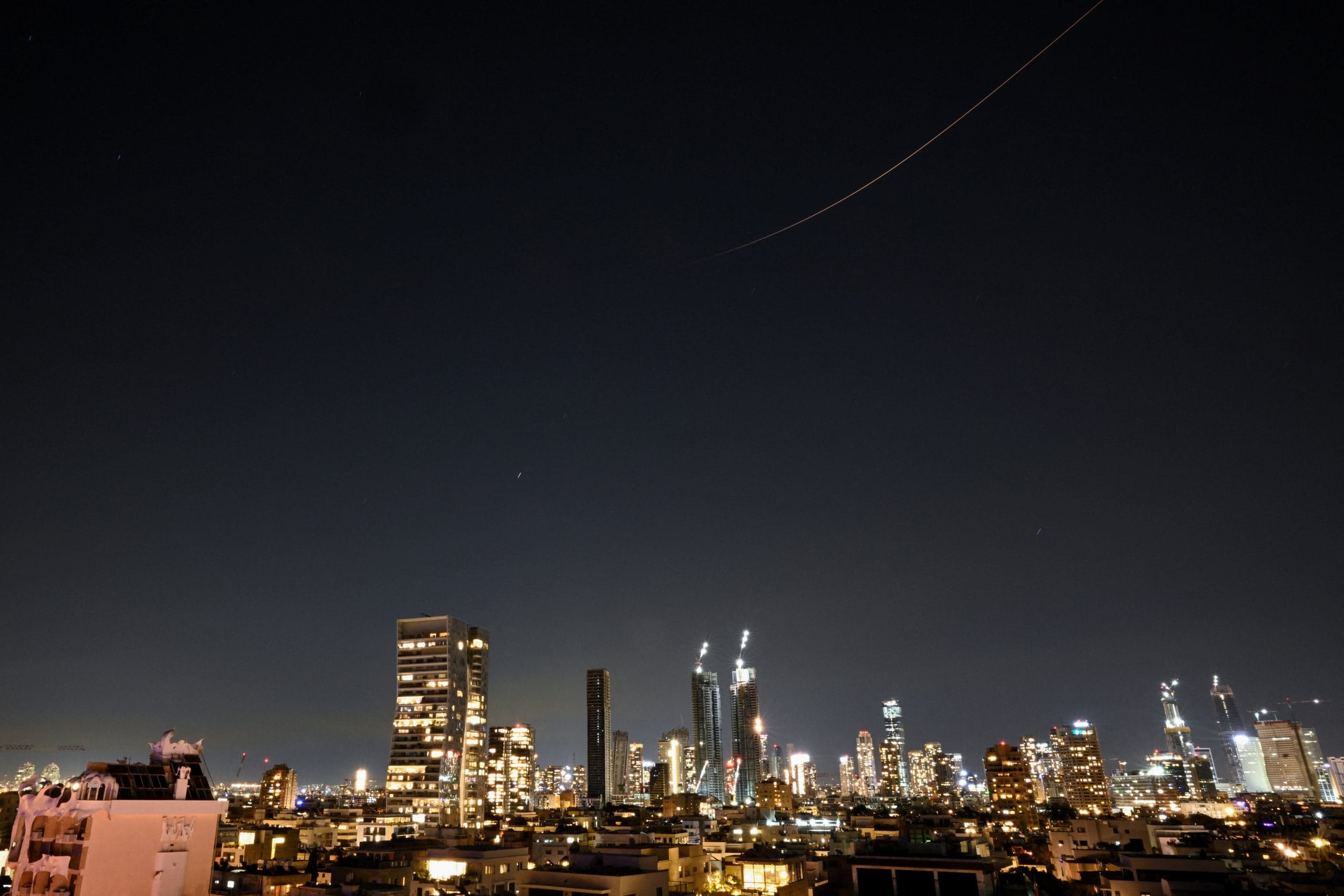 An Iranian missile flies towards Israel, amid the US-Israeli conflict with Iran, as seen from Tel Aviv on 9 March 2026 | Dylan Martinez/Reuters