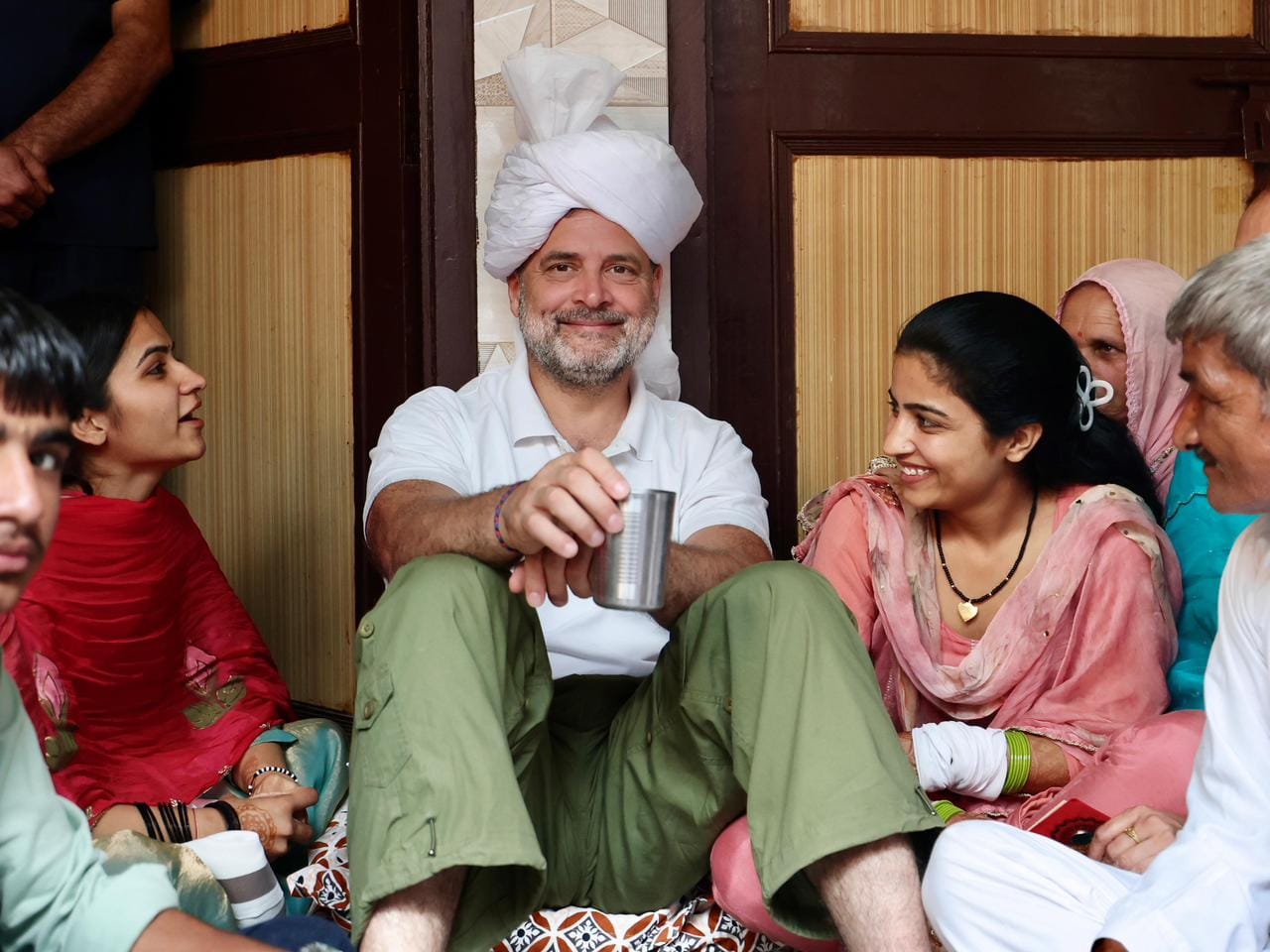 Rahul's Madina visit for the visit comes three years after he met farmer Sanjay Malik | By Special Arrangement | ThePrint 