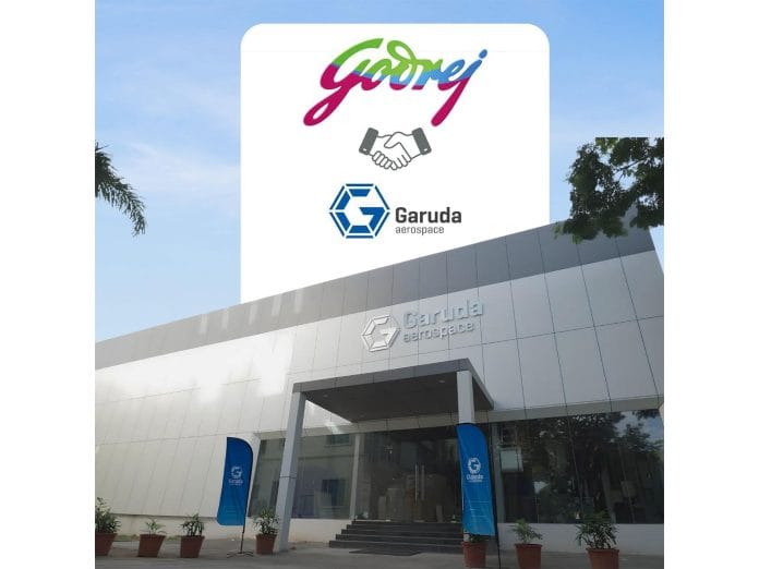 Garuda Aerospace collaborates with Godrej Group Companies Across India for industrial inspection