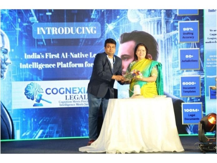 CognexiaAI Launches India's First AI Native Legal Intelligence Platform, Announces ₹540 Crore Global Contracts