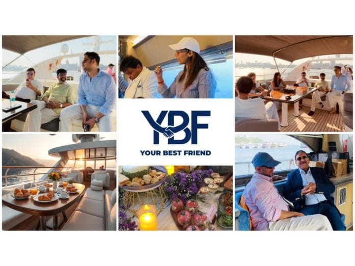 Entrepreneurs Gather for a Luxury Networking Sundowner on a Ferretti 880 Yacht in Mumbai