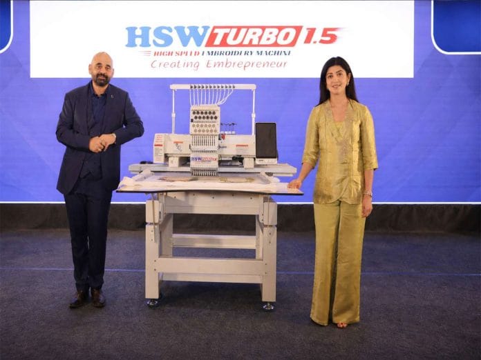 Pranitha Subhash Launches HSW's Turbo 1.5, India's Fastest Single-Head Embroidery Machine