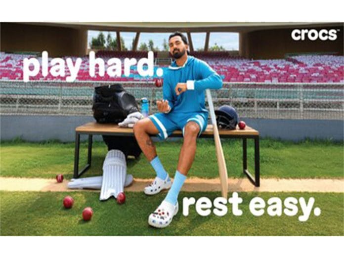 Crocs™ brings KL Rahul on board as brand ambassador with 'Play Hard. Rest Easy.' Campaign
