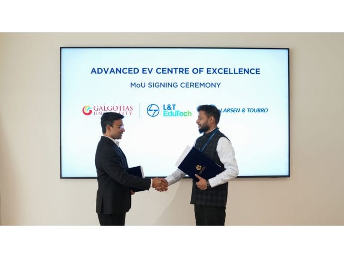 L&T EduTech and Galgotias University Launch First-of-its-Kind Advanced EV Centre of Excellence in India to Prepare Students for the EV Future