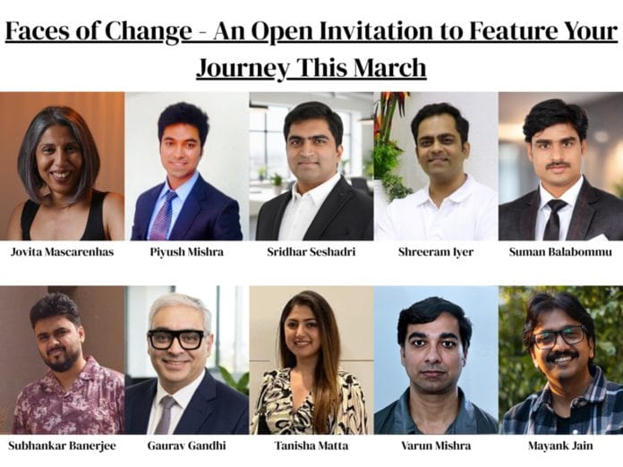 Faces of Changes - The Journeys of Visionary Founders This March
