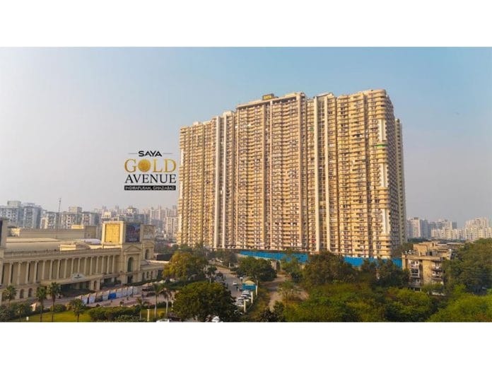 Ghaziabad's Tallest Residential Development 'Saya Gold Avenue' Fully Sold Out; Last Few Units Being Sold at Prices Exceeding Rs. 15,000 per sq. ft.