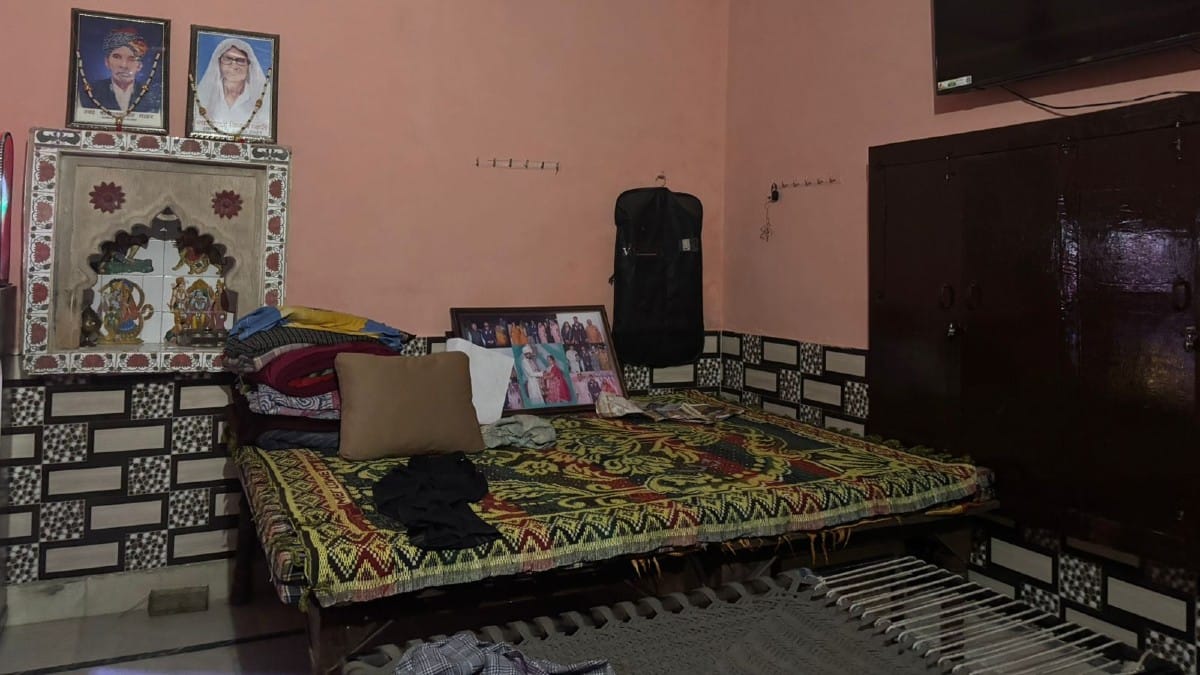 Adarsh Kumar’s room at his family home in Chitpur village | Samridhi Tewari/ThePrint
