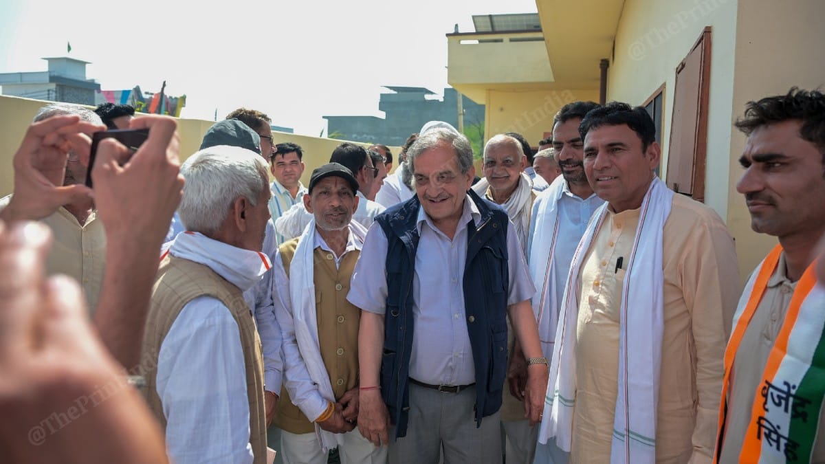 Brijendra Singh's father and former Union minister Birender Singh | Suraj Singh Bisht | ThePrint