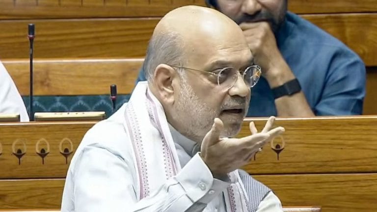 Amit Shah targets Rahul’s attendance, hug & wink as Oppn motion to remove Om Birla as Speaker fails