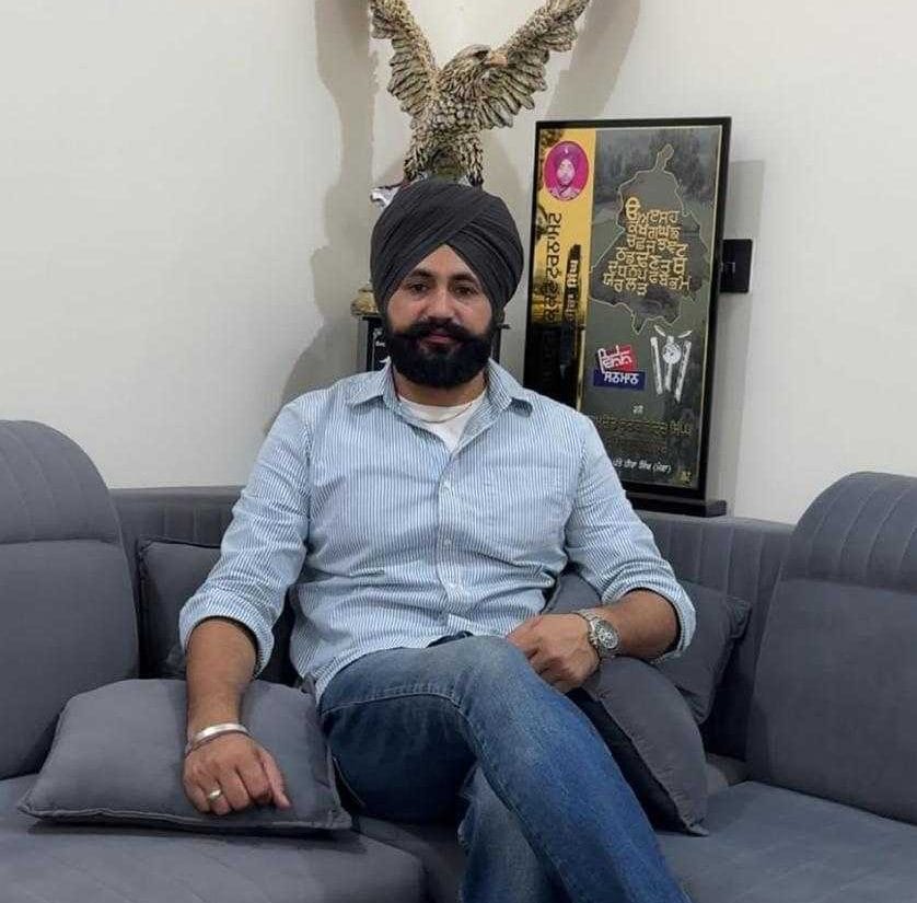 Harwinder Singh Happy, sarpanch of Patto Hira Singh village | Photo: By special arrangement