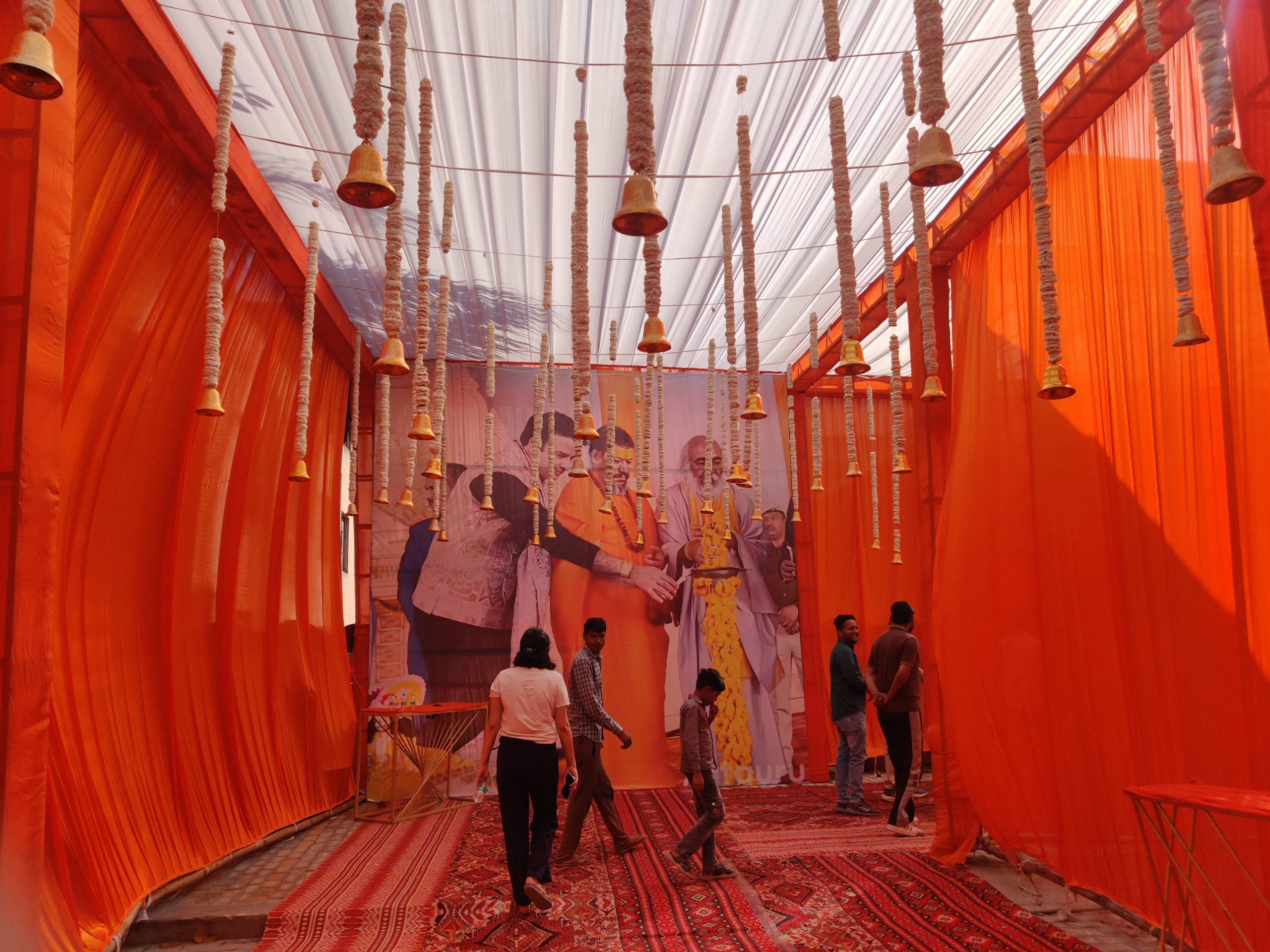 At former BJP MLA Sangeet Som’s Holi event in Meerut | Photo: Anu Verma | ThePrint