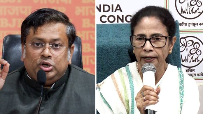 File photos of Union Minister of State for Education Dr Sukanta Mazumdar and West Bengal Chief Minister Mamata Banerjee | ANI