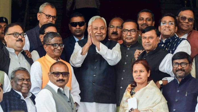 Chief Minister Nitish Kumar at the Bihar Assembly in Patna last month | Photo: CMO Bihar/ANI