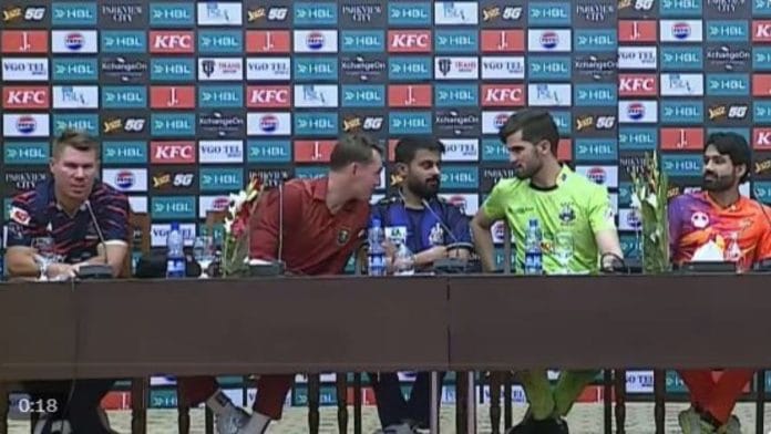 David Warner and other PSL captains | X