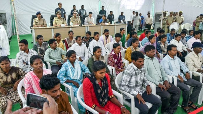 Telangana DGP B. Shivadhar Reddy addresses media after CPI (Maoist) 41 underground Cadres surrender in Hyderabad on 19 December 2025 | ANI