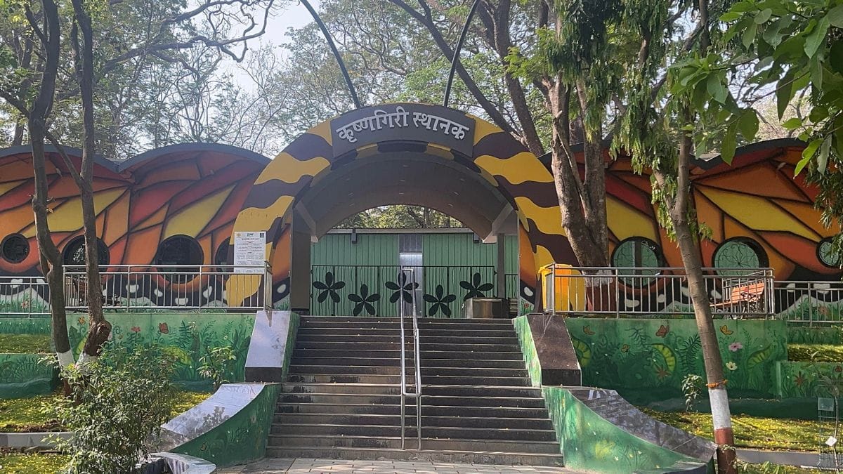 The Krishnagiri station, where visitors board Van Rani | Photo: Kasturi Walimbe | ThePrint 