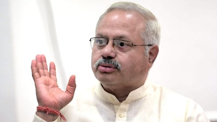 RSS national publicity in-charge Sunil Ambekar during the interview | Suraj Singh Bisht | ThePrint