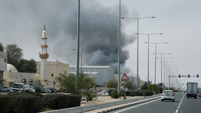 Smoke rises after reported Iranian missile attacks, following US and Israel strikes on Iran | REUTERS | Mohammed Salem
