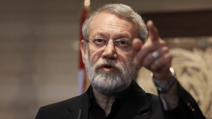 Iran's Supreme National Security Council secretary Ali Larijani speaks after a meeting in Beirut, Lebanon | Reuters